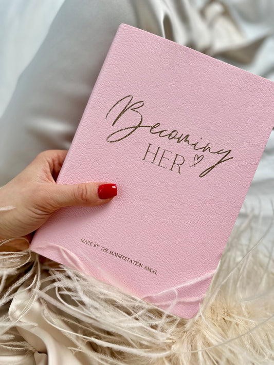 BECOMING HER: Light Pink Manifestation Journal! Limited edition